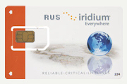 Российская Iridium SIM карта (Ваучер оплаты Iridium RUS 250 РФ)