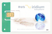 Российская Iridium SIM карта (Ваучер оплаты Iridium RUS 5000)