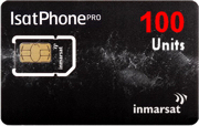 Карта пополнения баланса IsatPhone номиналом 100 единиц
