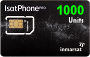 Карта пополнения баланса IsatPhone Pro 1000 единиц