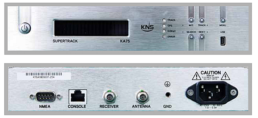 Морская антенна Ku диапазона KNS S4 Supertrack (45cm) - блок управления