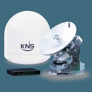 Морской спутниковый VSAT терминал  Ku диапазона KNS С4 Supertrack (45cm)